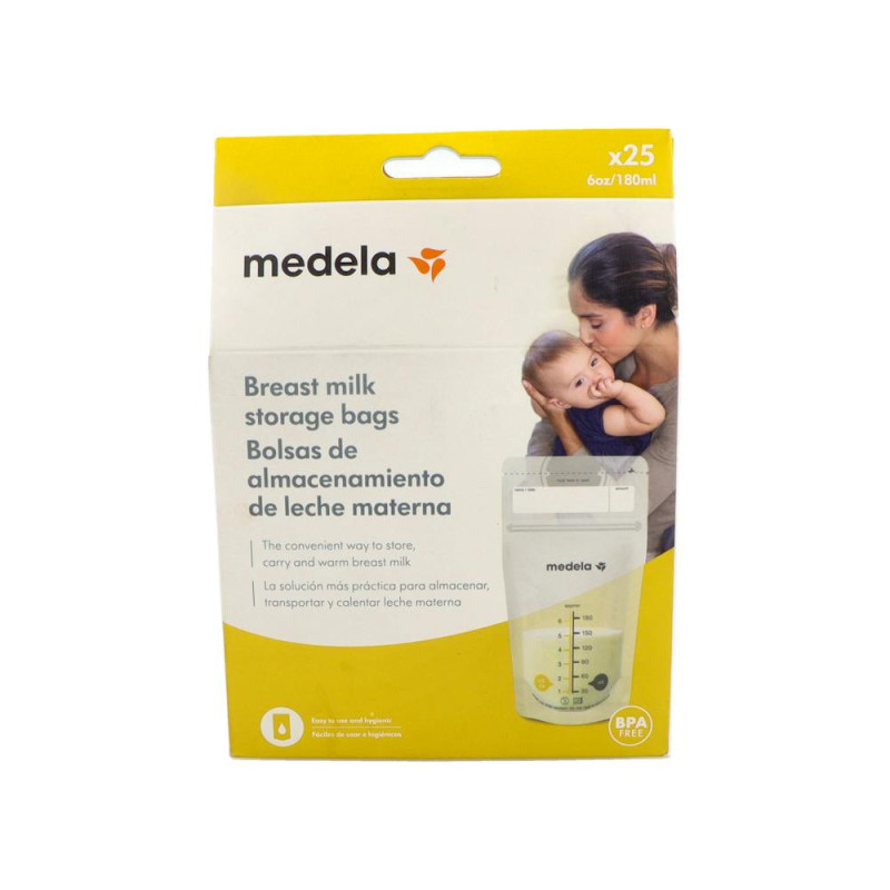 BOLSAS PARA LECHE MATERNA MEDELA 25 UNIDADES