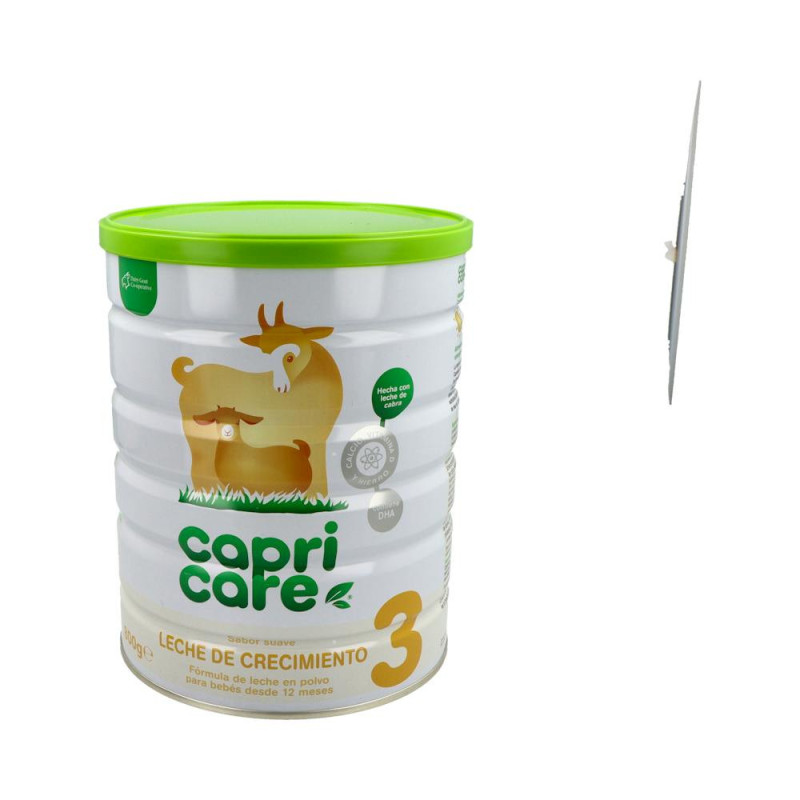 CAPRICARE 3 LECHE DE CRECIMIENTO DESDE 12 MESES LECHE DE CABRA 1 ENVASE 800 G