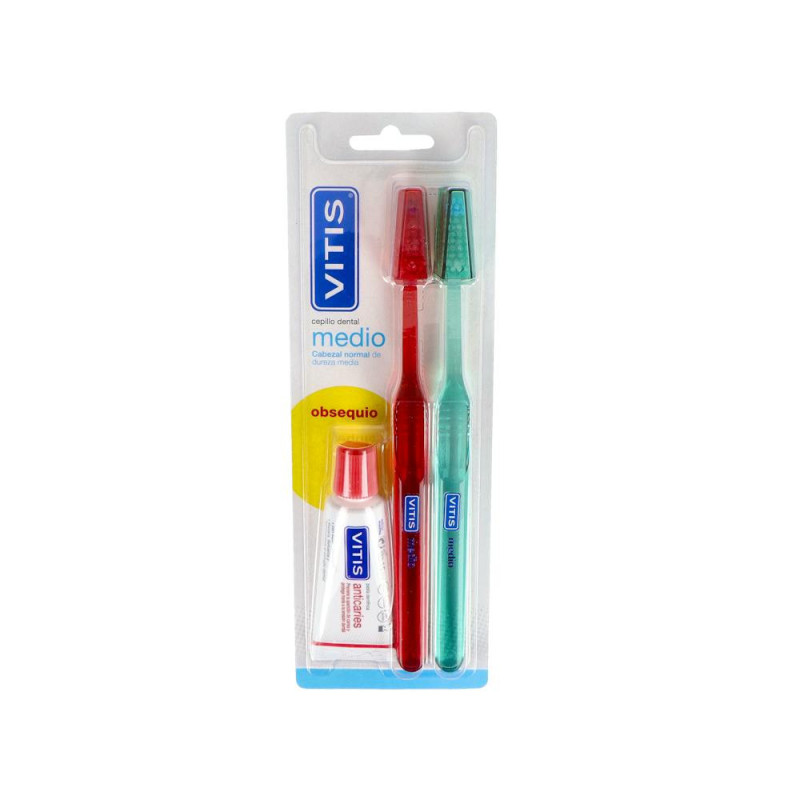 CEPILLO DENTAL ADULTO VITIS MEDIO DUPLO