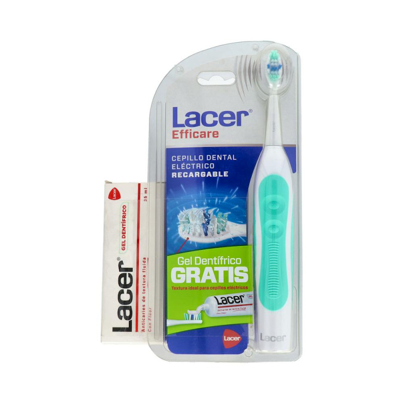 CEPILLO DENTAL ELECTRICO SONICO LACER EFFICARE ESPECIAL CUIDADO ENCIAS 1 UNIDAD