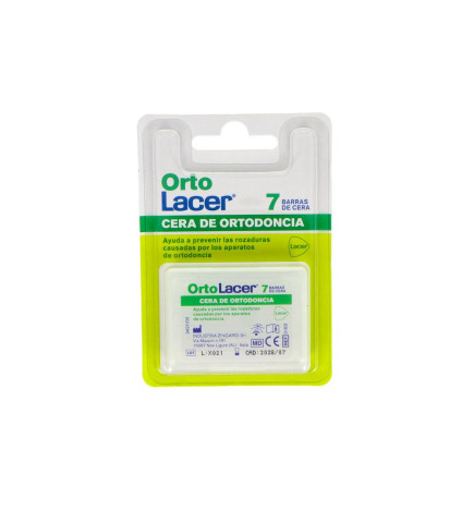 CERA ORTODONCIA PROTECTORA ROZADURA ORTOLACER 7 BARRITAS