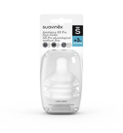 BIBERON TETINA SILICONA FISIOLOGICA SUAVINEX FLUJO M 150 ML