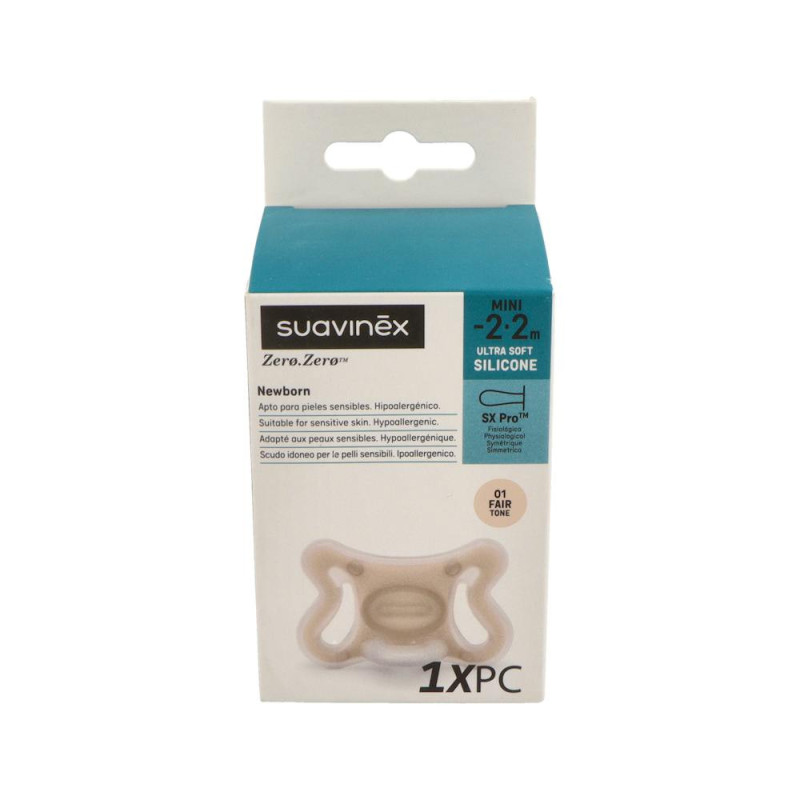 CHUPETE SILICONA FISIOLOGICO SUAVINEX SX PRO ZEROZERO 2  2 MESES 1 UNIDAD