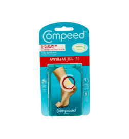 COMPEED AMPOLLAS HIDROCOLOIDE TALLA MEDIANA 5 UNIDADES