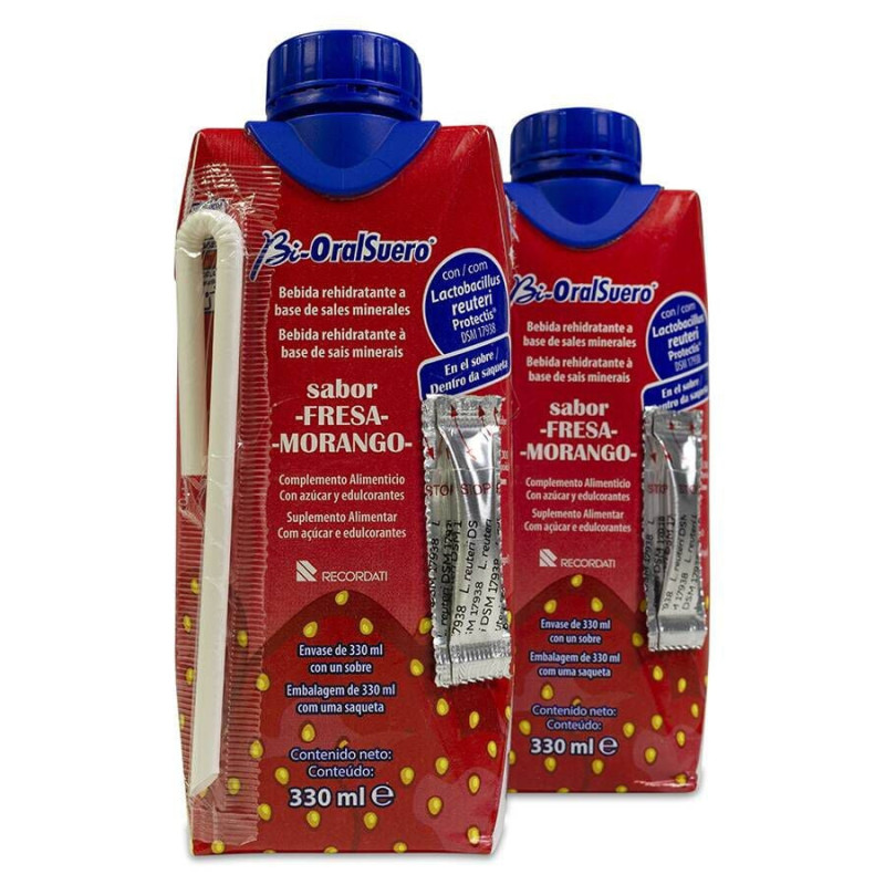 BIORALSUERO 2 TETRABRIKS 330 ML SABOR FRESA