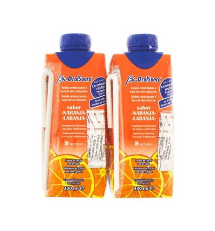 BIORALSUERO 2 TETRABRIKS 330 ML SABOR NARANJA