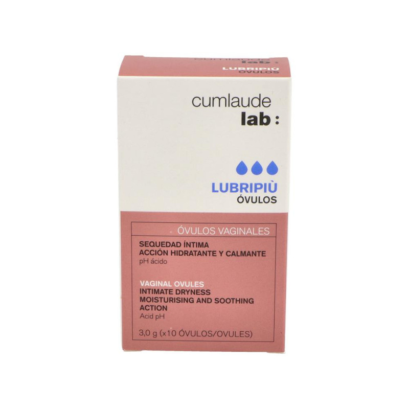 CUMLAUDE LAB: LUBRIPIU OVULOS VAGINALES 10 UNIDADES