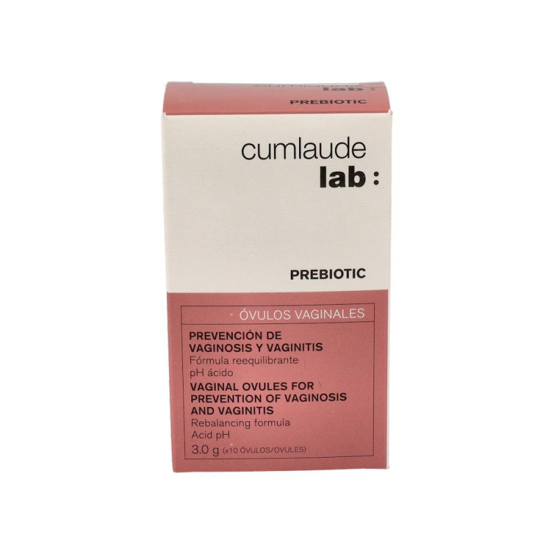 CUMLAUDE LAB: PREBIOTIC OVULOS 10 OVULOS VAGINALES