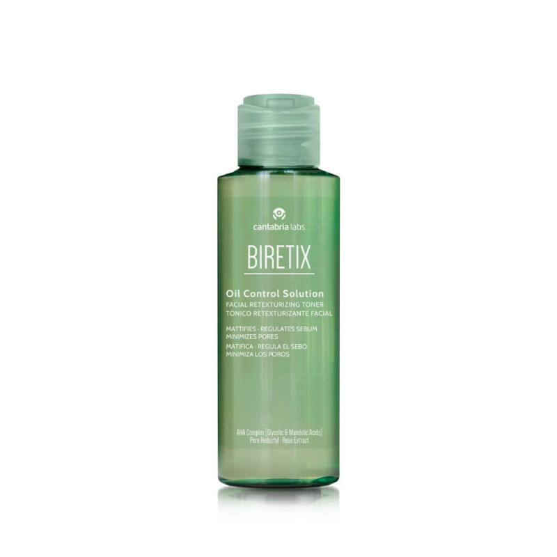 BIRETIX OIL CONTROL SOLUTION TONICO RETEXTURIZANTE FACIAL 1 BOTELLA 100 ML