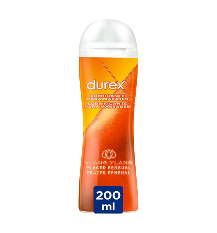 DUREX MASSAGE LUBRICANTE 2IN1 YLANG YLANG PLACER SENSUAL 1 ENVASE 200 ML