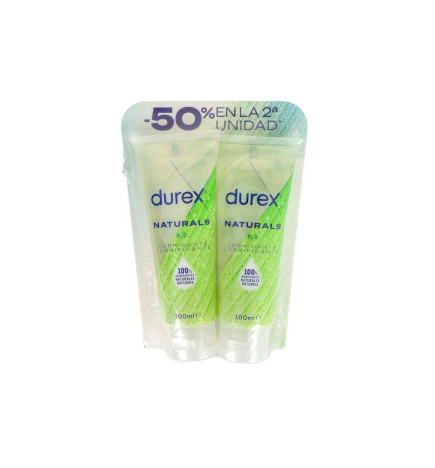 DUREX NATURALS INTIMATE GEL 2 UNIDADES 100 ML