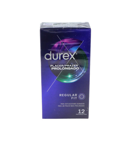 DUREX PLACER PROLONGADO PRESERVATIVOS 12 UNIDADES
