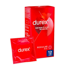 DUREX SENSITIVO SUAVE PRESERVATIVOS 12 UNIDADES