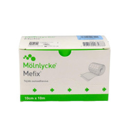 ESPARADRAPO HIPOALERGICO FLEXIBLE MEFIX 1 UNIDAD 10 M X 10 CM