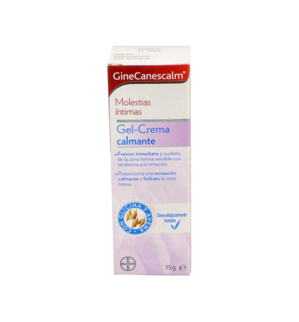 GINECANESCALM GEL CREMA 1 TUBO 15 g