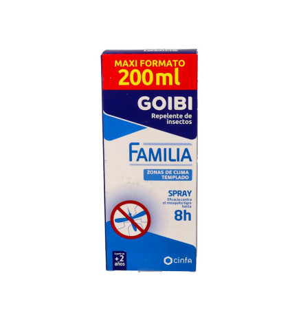 GOIBI FAMILIA FORTE REPELENTE DE INSECTOS 1 SPRAY 200 ml