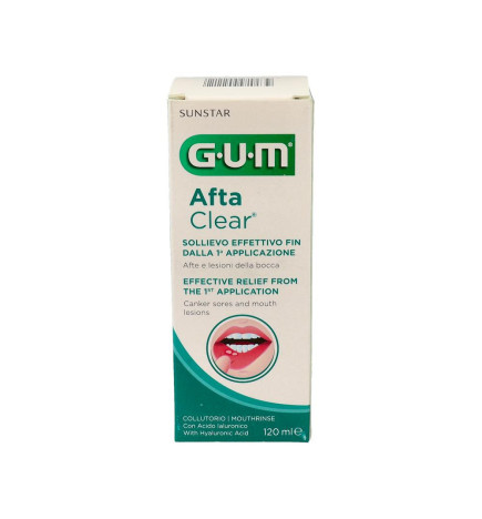 GUM AFTACLEAR COLUTORIO 1 ENVASE 120 ML