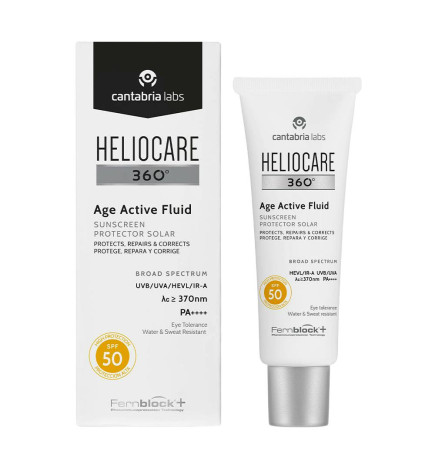 HELIOCARE 360º AGE ACTIVE FLUID PROTECTOR SOLAR PROTEGE REPARA Y CORRIGE 1 ENVASE 50 ML