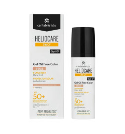 HELIOCARE 360º SPF 50+ COLOR GEL OILFREE PROTECTOR SOLAR 1 ENVASE 50 ML COLOR BEIGE