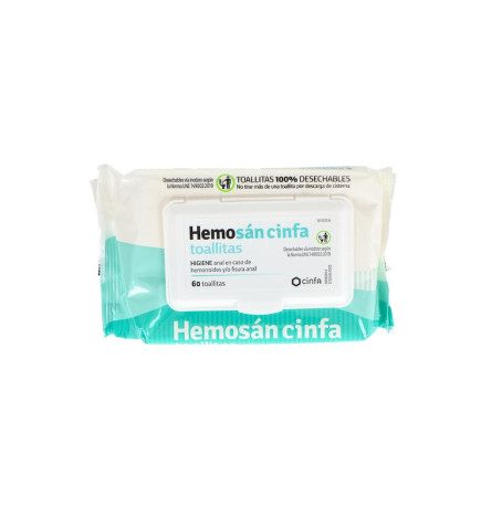 HEMOSAN CINFA 60 TOALLITAS