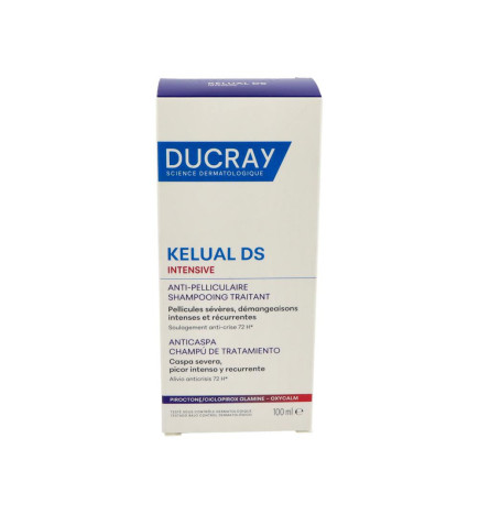 KELUAL DS INTENSIVE CHAMPU TRATANTE ANTICASPA DUCRAY 1 ENVASE 100 ML