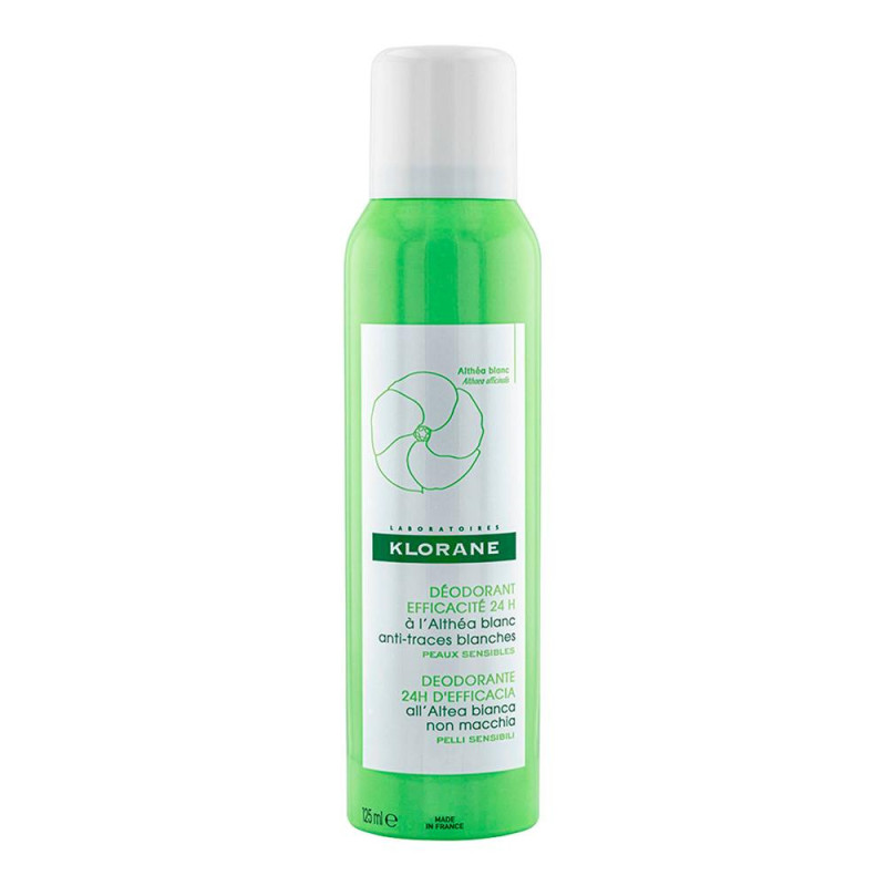 KLORANE DESODORANTE A LA ALTEA BLANCA MUY SUAVE 1 SPRAY 150 ML