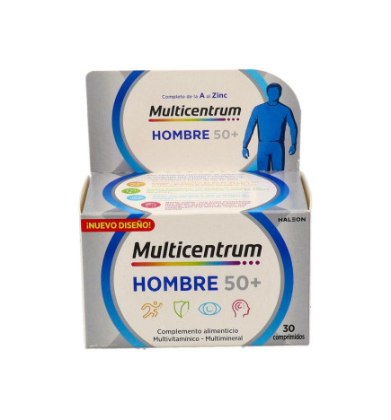 MULTICENTRUM HOMBRE 50+ 30 COMPRIMIDOS