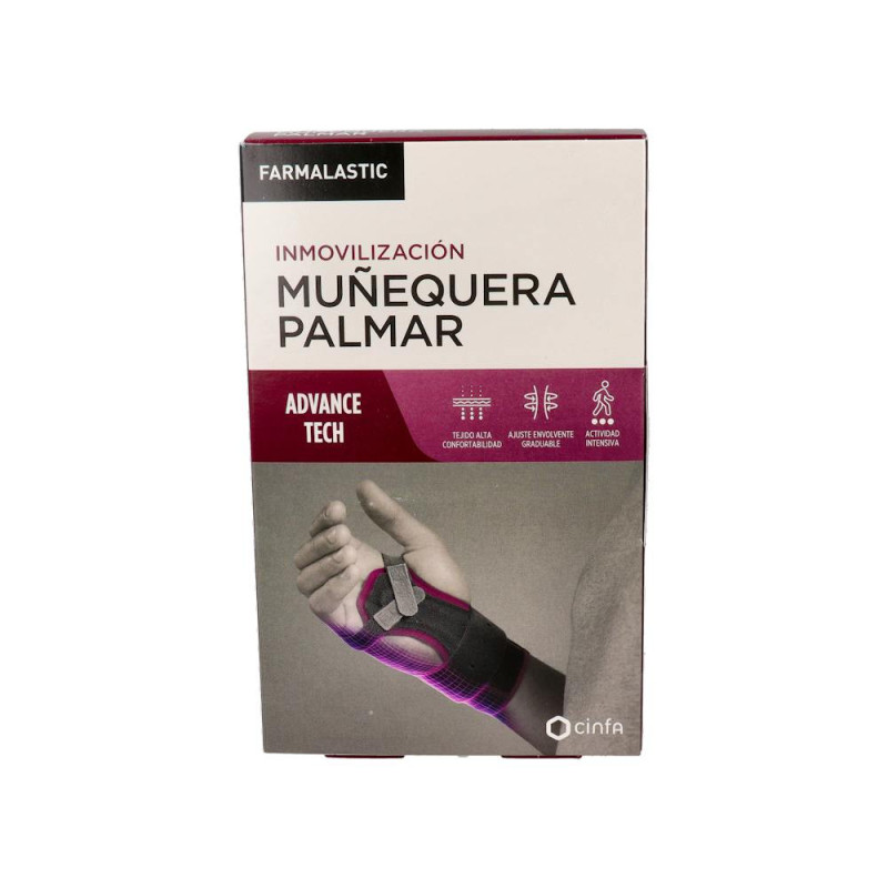 MUÑEQUERA PALMAR FARMALASTIC ADVANCE TECH 1 UNIDAD TALLA 1