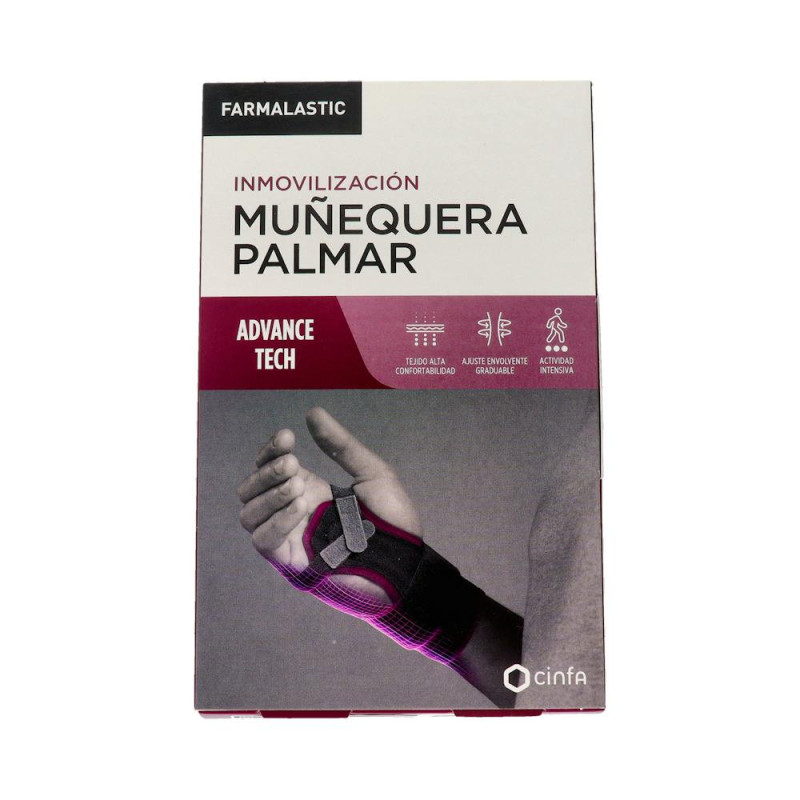 MUÑEQUERA PALMAR FARMALASTIC ADVANCE TECH 1 UNIDAD TALLA 2