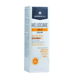 HELIOCARE 360º SPF 50+ COLOR GEL OILFREE PROTECTOR SOLAR 1 ENVASE 50 ML COLOR BRONZE