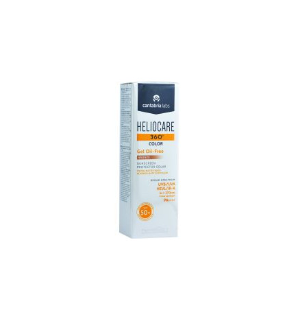 HELIOCARE 360º SPF 50+ COLOR GEL OILFREE PROTECTOR SOLAR 1 ENVASE 50 ML COLOR BRONZE