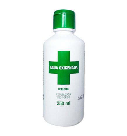 AGUA OXIGENADA HERIDINE 1 FRASCO 250 ML