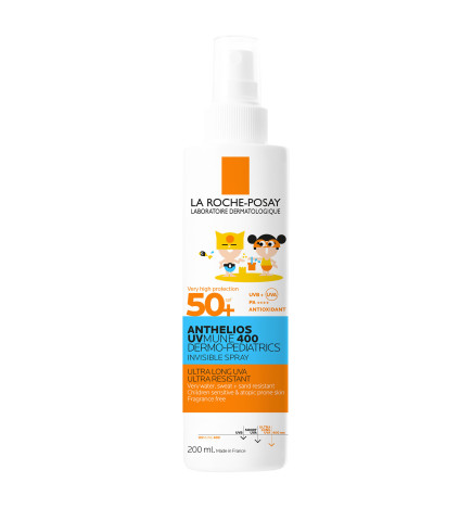 ANTHELIOS UVMUNE400 DERMOPEDIAT SPRAY INVISIBLE SPF 50+ 1 ENVASE 200 ML