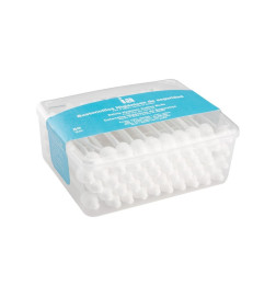 BASTONCILLOS HIGIENICOS DE SEGURIDAD INTERAPOTHEK 50 UNIDADES CON PALO DE PAPEL