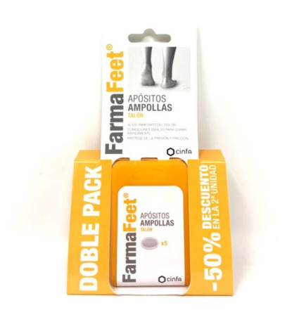 FARMAFEET AMPOLLAS TALON APOSITO ADHESIVO PACK DOBLE