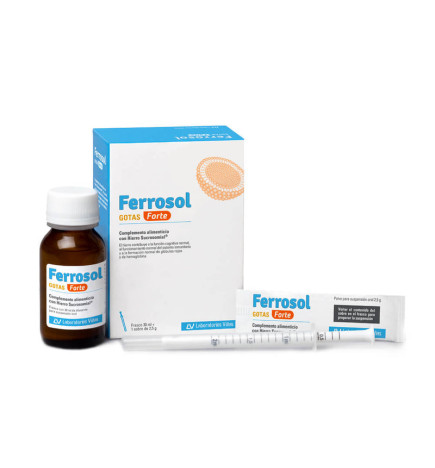 FERROSOL GOTAS FORTE 1 FRASCO 30 ML  + 1 SOBRE 25 G