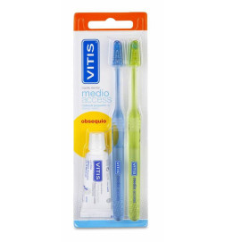 CEPILLO DENTAL ADULTO VITIS MEDIO DUPLO