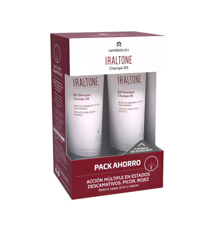 IRALTONE DUPLO CHAMPU DS 200ML PACK AHORRO