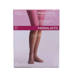 MEDIA CORTA (AD) COMPRESION FUERTE FARMALASTIC TALLA EXTRA GRANDE