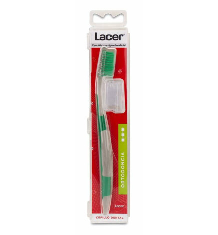 CEPILLO DENTAL ORTODONCIA LACER 1 UNIDAD