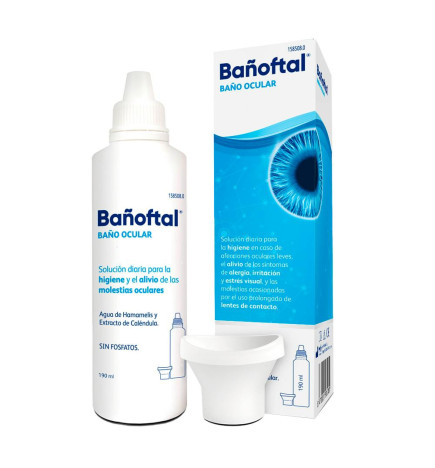 BAÑOFTAL BAÑO OCULAR 1 ENVASE 190 ML