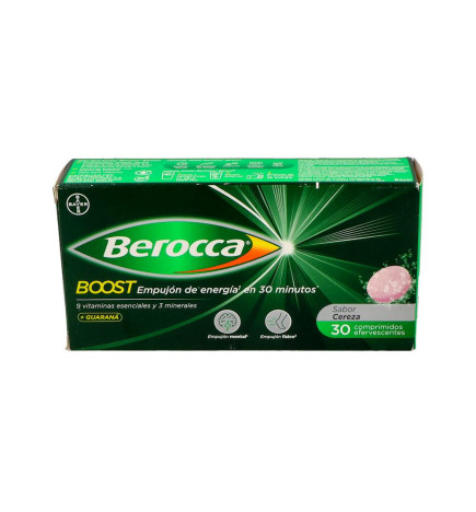 BEROCCA BOOST 30 COMPRIMIDOS EFERVESCENTES