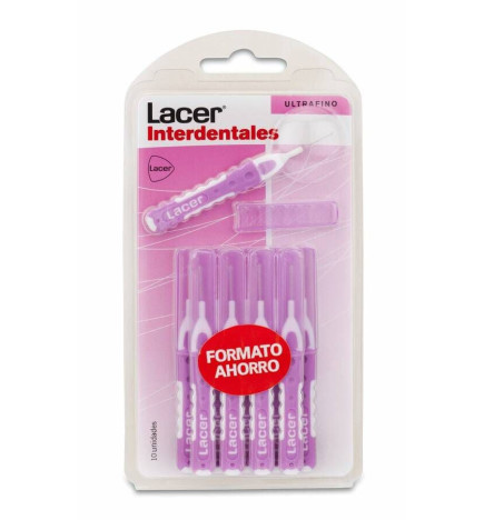 CEPILLO INTERDENTAL LACER ULTRAFINO 10 CEPILLOS