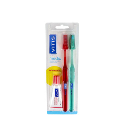CEPILLO DENTAL ADULTO VITIS MEDIO DUPLO