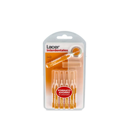 CEPILLO INTERDENTAL LACER EXTRAFINO SUAVE RECTO 10 UNIDA