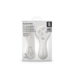 CEPILLO Y PEINE INFANTIL SOFT SUAVINEX AZUL DECORADO