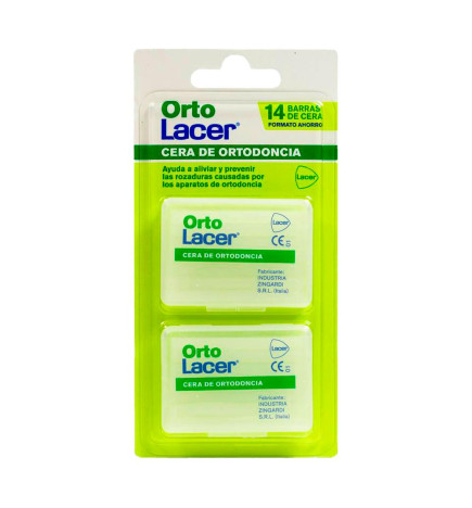 CERA ORTODONCIA PROTECTORA ROZADURA ORTOLACER 14 BARRITAS