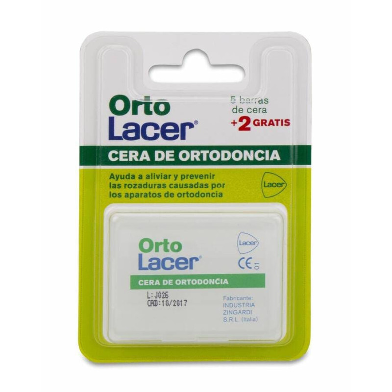 CERA ORTODONCIA PROTECTORA ROZADURA ORTOLACER 14 BARRITAS