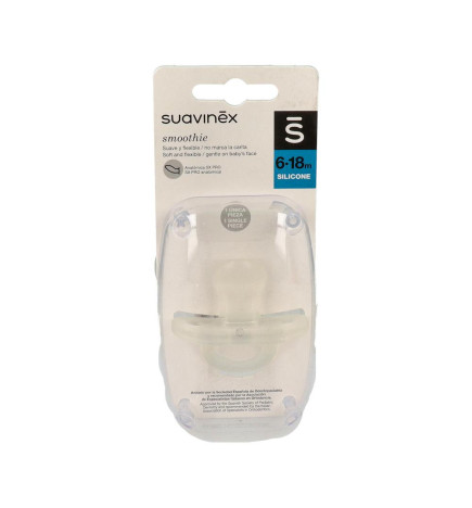 CHUPETE SILICONA SUAVINEX TODOSILICONA 6   18 MESES 1 UNIDAD
