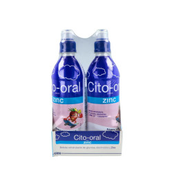 CITOORAL JUNIOR ZINC 2 BOTELLAS 500 ML SABOR FRESA
